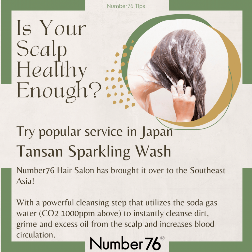 Is Your Scalp Healthy Enough? Try Our Tansan Sparkling Wash